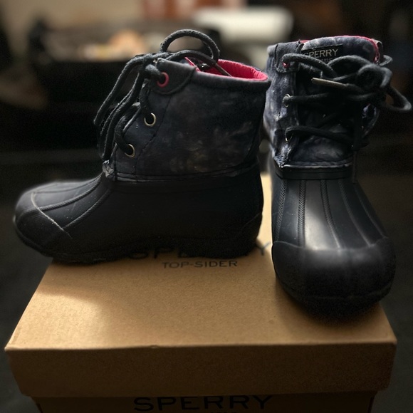 Sperry Port Navy Rainboot duck boot - Picture 8 of 10